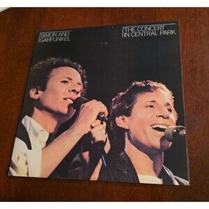 Simon & Garfunkel The Concert In Central Park 1982 Double LP VG+ with Booklet